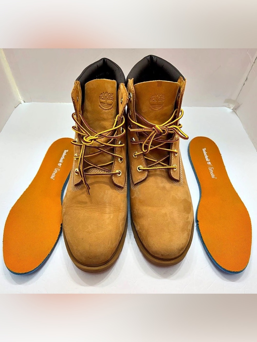 Timberland 6-Inch Premium Waterproof Boots Women Size 11 Wheat A161G 400g